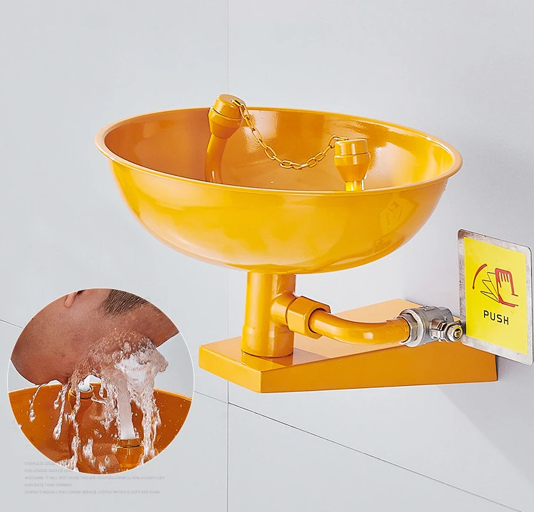 НАСТЕННЫЙ АВАРИЙНЫЙ душевой кран с глазами мойка для душа дождь вертикальный