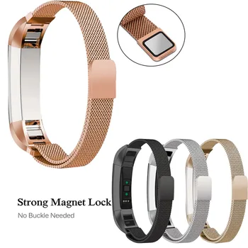 

Stainless Steel Watchband For Fitbit Alta HR / Alta Replacement Deluxe Ceramic Buckle Strap Wrist Strap High Quality Strap#G1