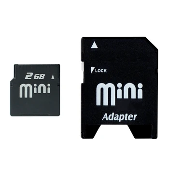 

Mini SD with Card adapter Memory card 2GB MiniSD