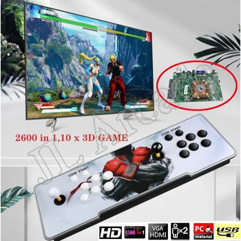 

Arcade Console 2600 in 1 Arcade Game Machine for 2 Player Joystick Buttons VGA/HDMI Output HD