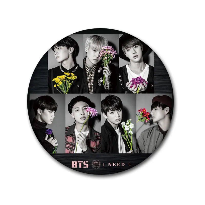 KPOP Bangtan Boy Enamel Pin Lapel Pins For Backpack Metal Badge Brooch Kpop Accessories Clothes for Fans