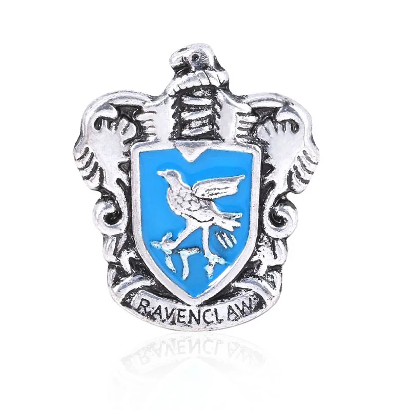 X74-4 SG модные ювелирные изделия Хогвартс Слизерин Гриффиндор Ravenclaw Hufflepuff школьный значок брошь для женщин и мужчин ювелирные изделия - Окраска металла: X74-4