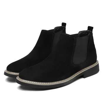 

2019-20 Mens Boots Men Boots Plus Velvet High-top Martin Boots Outdoor Walking Shoes Wear Resistant Casual Shoes