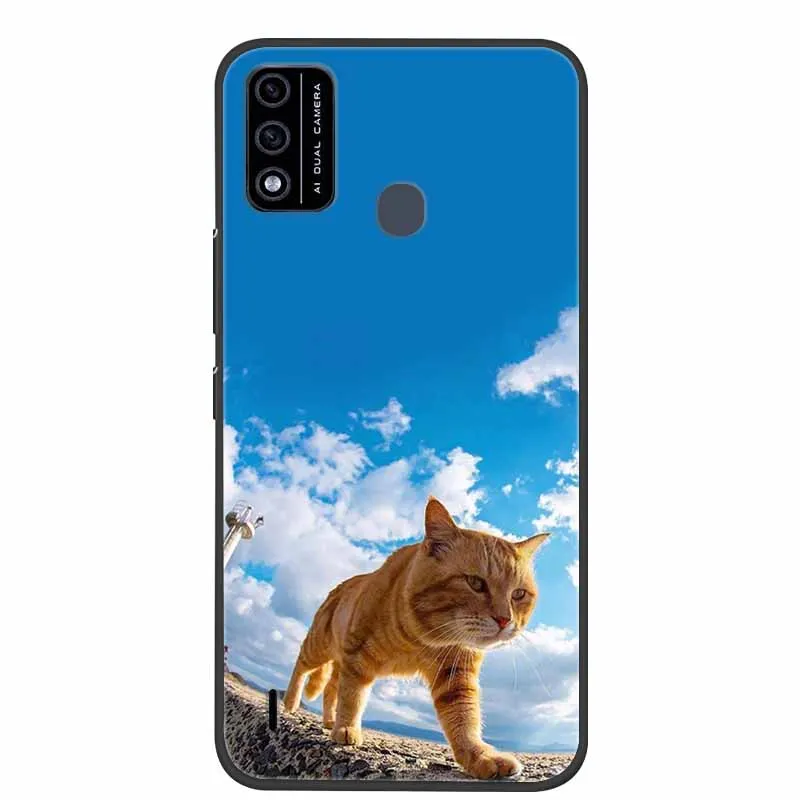 For Itel A48 Case Soft Silicone Cool Cartoon Case For Itel A48 Back Cover for ITEL A 48 Cases Fashion TPU Phone Fundas New Capa phone pouch for running Cases & Covers