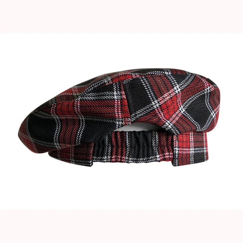 Осень и зима ретро головной убор в клетку темперамент леди Casquette Британский маляр шляпа newsboy восьмиугольная шапка BLM40