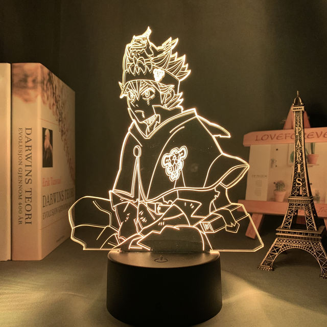 ASTA BLACK CLOVER 3D LED LAMP