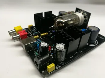 

CM102 chip with USB decoding tube amp 6N11 (6H23 6DJ8 ECC84 E8) circuit board