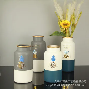 

Simple Flower Stickers Ceramic Vase Flower Arrangement Flower Holder Flower Home Decoration