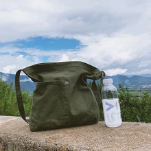 Женская Студенческая хлопковая модная клетчатая сумка через плечо сумка эко хозяйственная большая емкость тканевая сумка