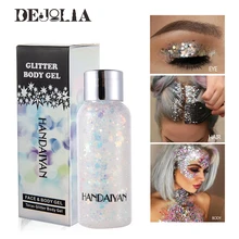 

1PC Eye Glitter Shiny Face Body Painting Eye Shadow Glitters Nail Hair Gel Art Flash Heart Loose Sequins Makeup Tool for Women