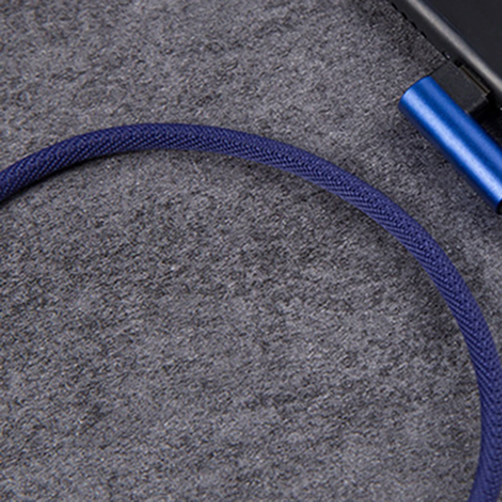 90 градусов Micro USB кабель для передачи данных Плетеный зарядный провод для samsung S7 S6 для Xiaomi для huawei