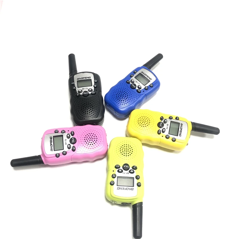 2 pi¿¿ces Baofeng BF T3 Pmr446 talkie walkie meilleur cadeau pour enfants  Radio portable T3 Mini Radio sans fil bidirectionnelle enfants jouet Woki  Toki~EU Frequency A12229