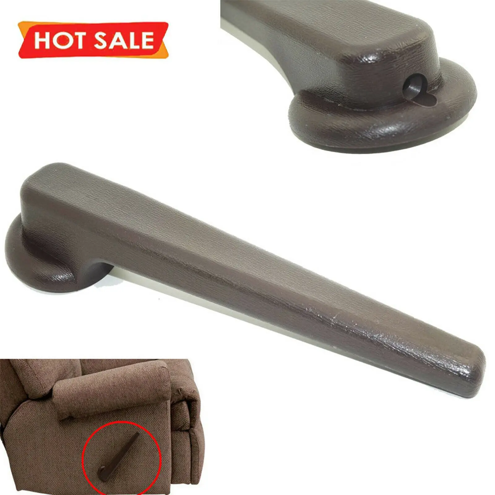 Recliner Sofa Bed Lever Handle handset 5/8 Shaft with Donut. Pro