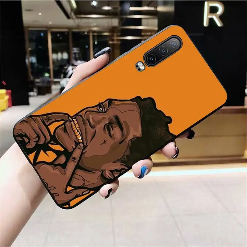 HPCHCJHM Kodak Black Rapper Coque Shell Phone Case for Huawei P40 P30 P20 lite Pro Mate 20 Pro P Smart 2019 prime