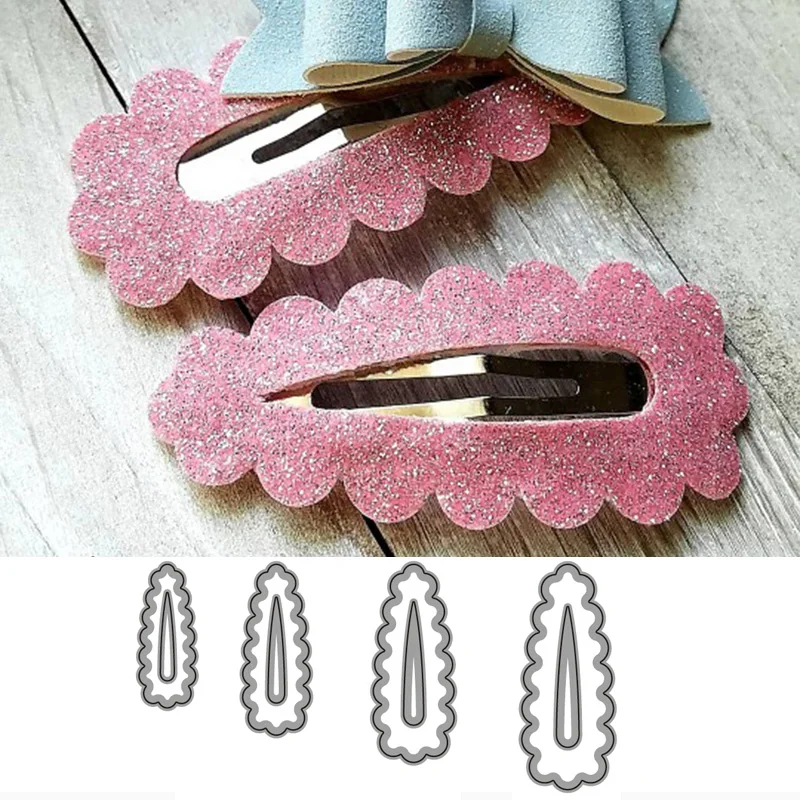 14PcsHaarClipMetalenStansmessenHaarspeldjesGestanstCutterPunch