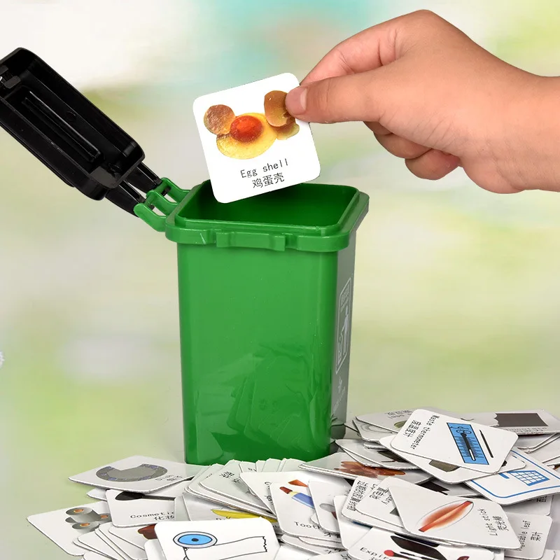 

[Mining] Kindergarten Teaching Aids Best Seller Mini Trash Can Compartmental Game Creative Environmentally Friendly Educational