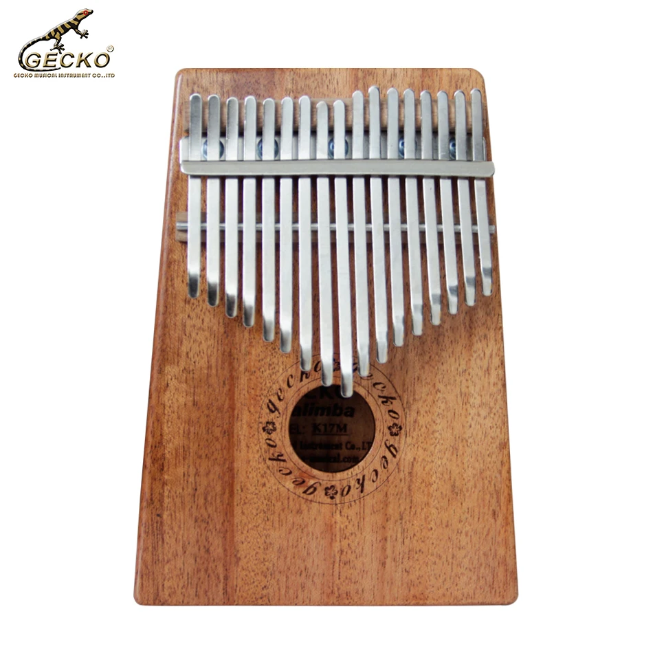 Gecko 17 клавиш K17M Kalimba Африканский большой палец пианино перкуссионная клавиатура