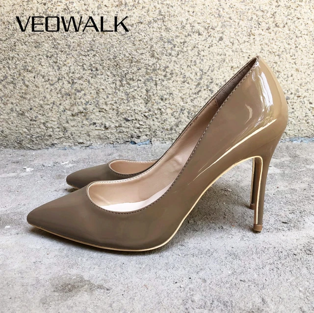 Buy Khaki Heeled Shoes for Women by Everqupid Online | Ajio.com