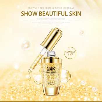 

24k Gold Face Serum Moisturizing Shrinking Pores Anti-wrinkle Smooth Fine Lines Anti-aging Face Serum New 2020