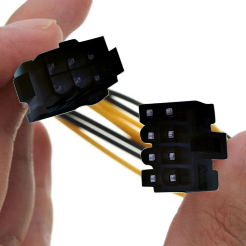 1 шт. 6 Pin Feamle до 8 20 см папа PCI Express кабель преобразователя питания CPU видеокарта |