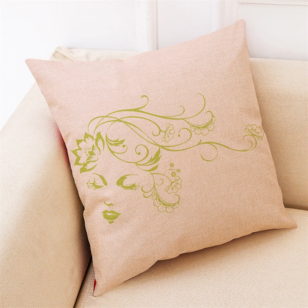 Ouneed Подушка Чехол 45*45 Home Decor Чехлы простой стиль Подушка Чехол цветы наволочки