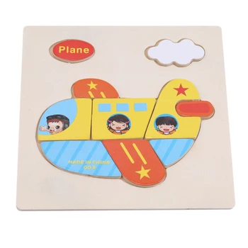 

Baby 3D Puzzle Jigsaw Wooden Toys Cartoon Animals Train Puzzles Child Educational Toy for Children Toys Puzzle