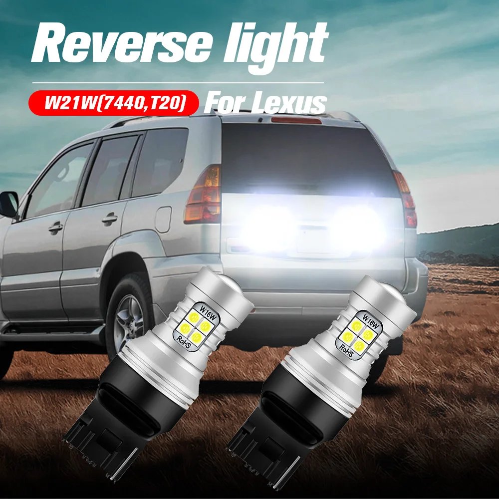 Светодиодсветильник лампа заднего хода W21W 7440 T20 Canbus без ошибок для Lexus LX470 LS400 RX300