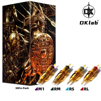 

DKLAB Warrior Tattoo Cartridge Needles,Mix Size Multi Tattoo Needle Cartridges,0.35/0.30mm RL / RS / RM(MC) / M1,50pcs Pack