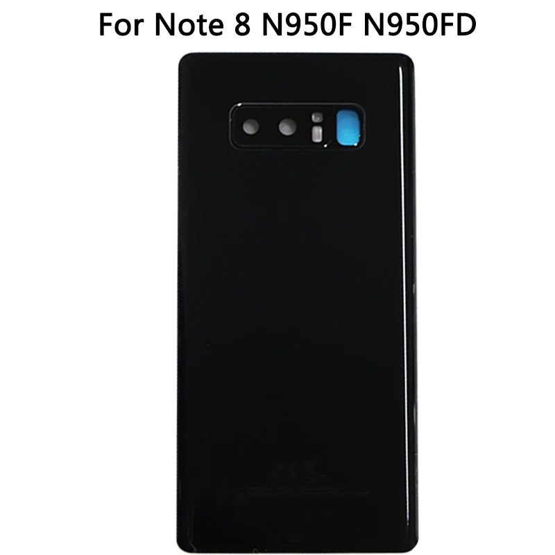 Новая Крышка батарейного отсека Note 8 для Samsung Galaxy N950 N950F задняя крышка стеклянная