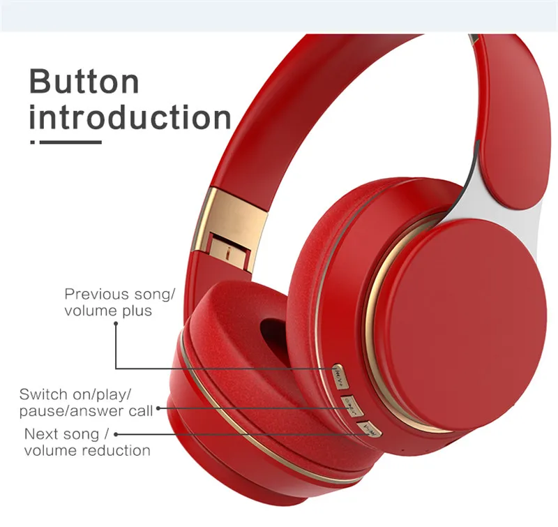 Bluetooth Headphones With Mic Wireless