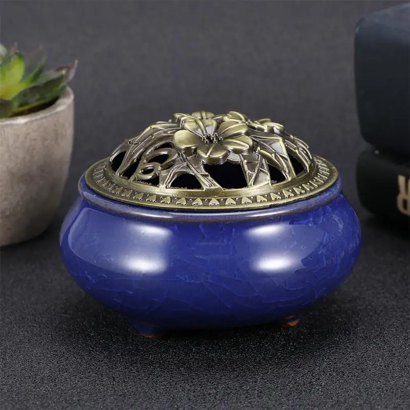 Коническая курильница для благовоний с Сплав Calabash подставка для ароматических палочек керамический благовоний золоуловитель подставка для тарелки