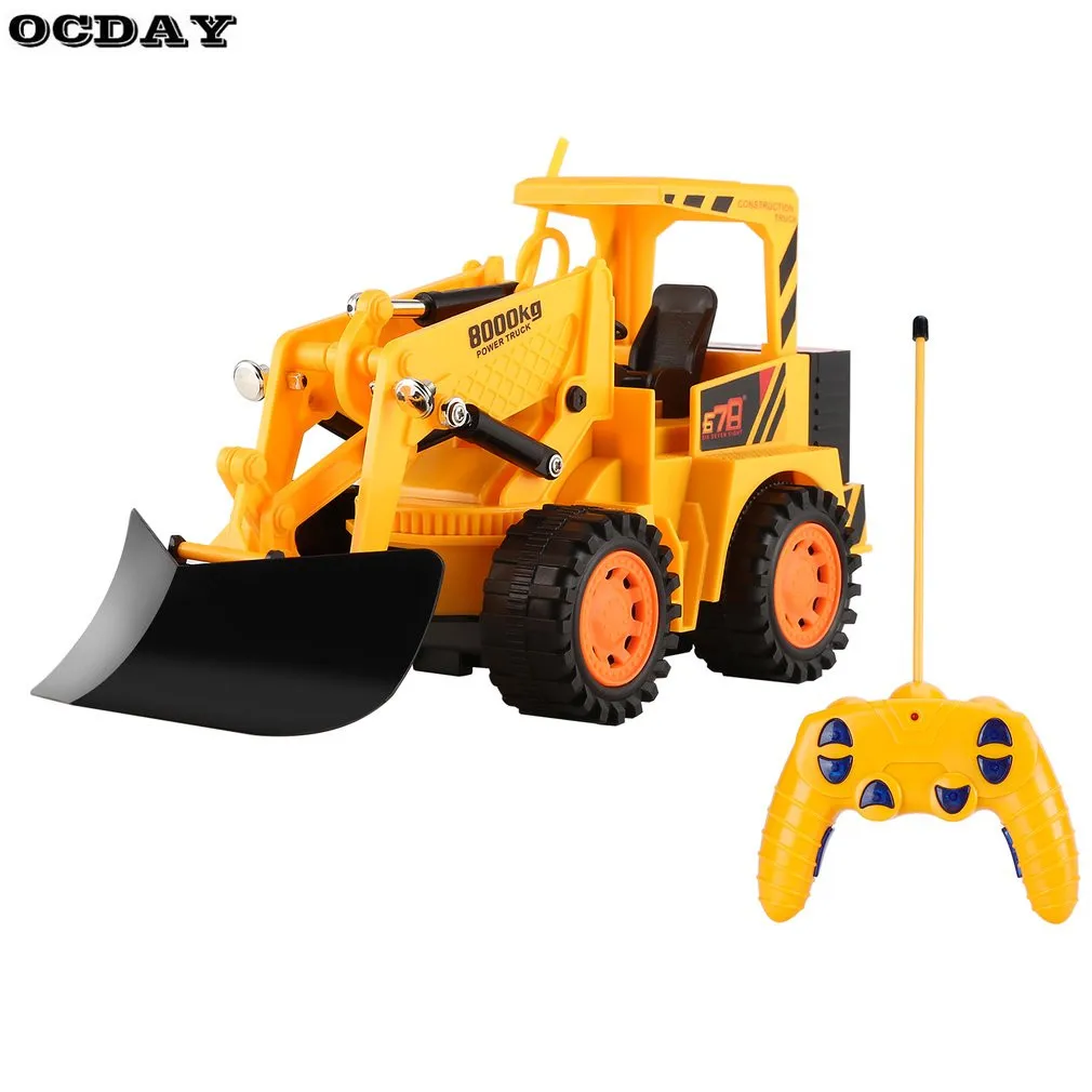 OCDAY RC автомобиль пульт дистанционного управления трюк строительная машина игрушка Инженерная Medel игрушка самосвал грузовик модель классический подарок для детей EU Plug