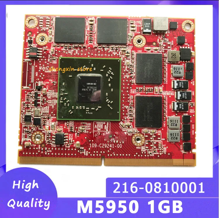 HD6770M HD 6770M M5950 216-0810001 DDR5 1GB MXM графическая VGA Видеокарта для ноутбука Dell M4600 M4700 |