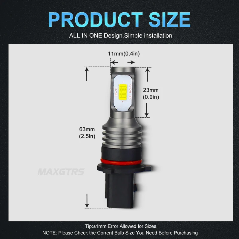 2    3570 Led   P13W SH23W PSX26W DRL ڵ Ȱ  Canbus ڵ ְ  Ʈ 12V/24v ȭƮ