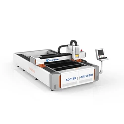 Machine de découpe Laser à Fiber Cnc, taille 1530, Machine de découpe de tôle, 1kw 