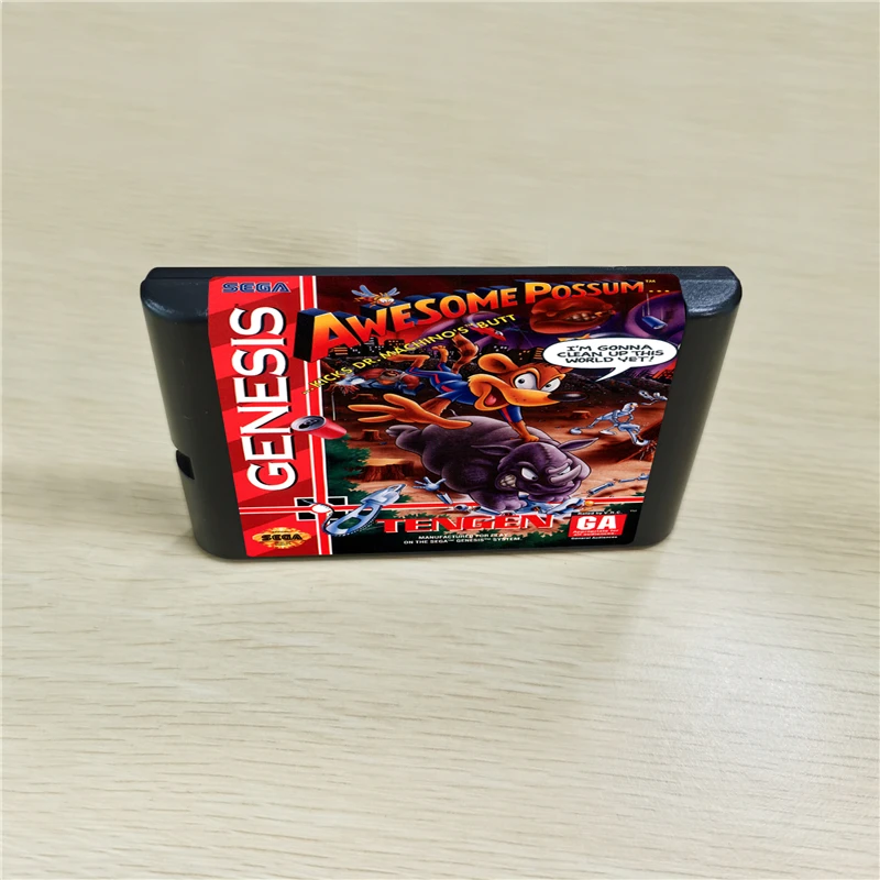 Awesome Possum-16-битный MD игровой Картридж для консоли MegaDrive Genesis | Электроника