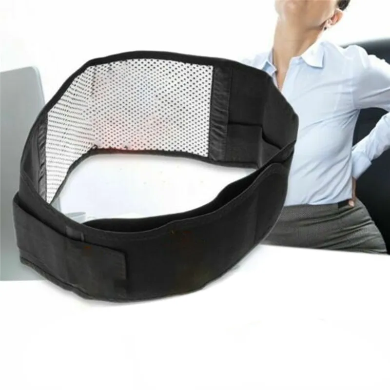 Lumbar Support Belt Back Brace Waist Support Belt Back Support Belt Waist Trainer Belt Weightlifting Waist Belt Adjustable Waist Belt Tourmaline Self Heating Magnetic Therapy Waist Support Lumbar Back Belt Brace Massage Band Health Care