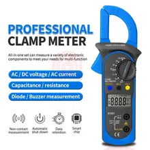 

ST201 Digital Clamp Meter Multimeter DC AC Current Pliers Ammeter Tester Voltage Indicator Instruments Professional Electrician