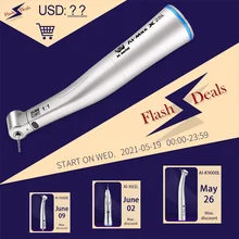 Offerte Flash macchina dentale manipolo a bassa velocità 1:1 contrangolo X25L con fresa a LED CA