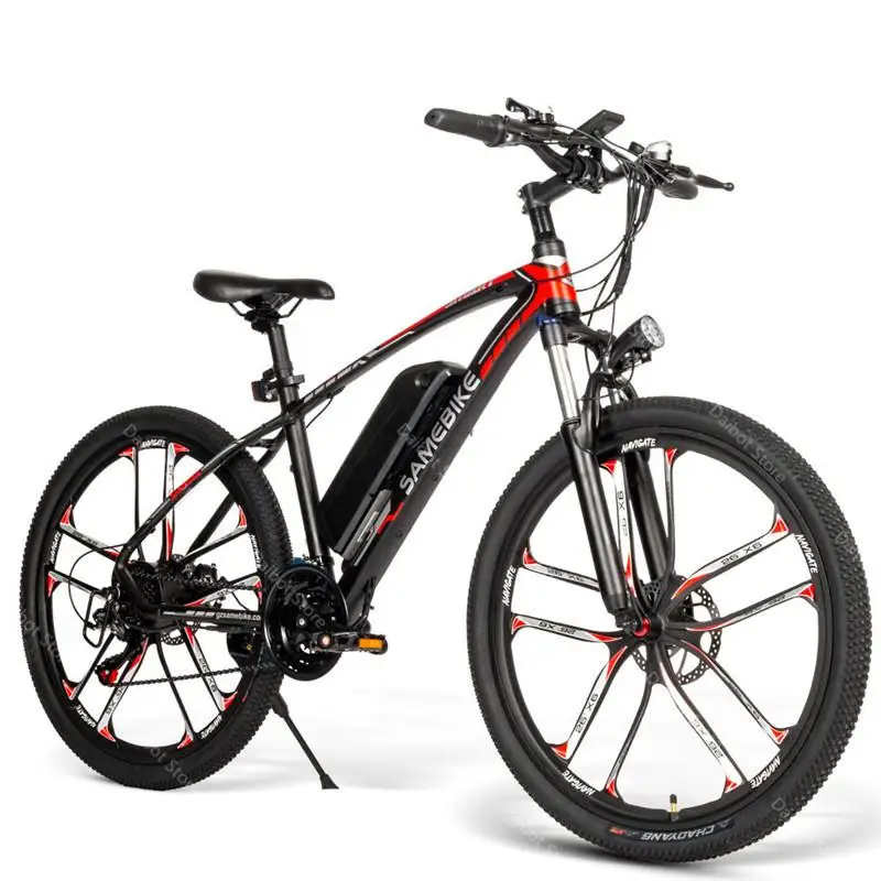 

Electric Bikes Adults 21 Speed System Samebike MY-SM26 Mountain E-Bike 350W 48V 8AH Smart Electric Bike Bicycle