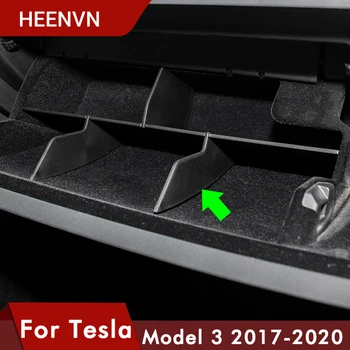 

Durable And Practical For Tesla Model 3 2020 Co-pilot Storage Box Layered Finishing Board Durable