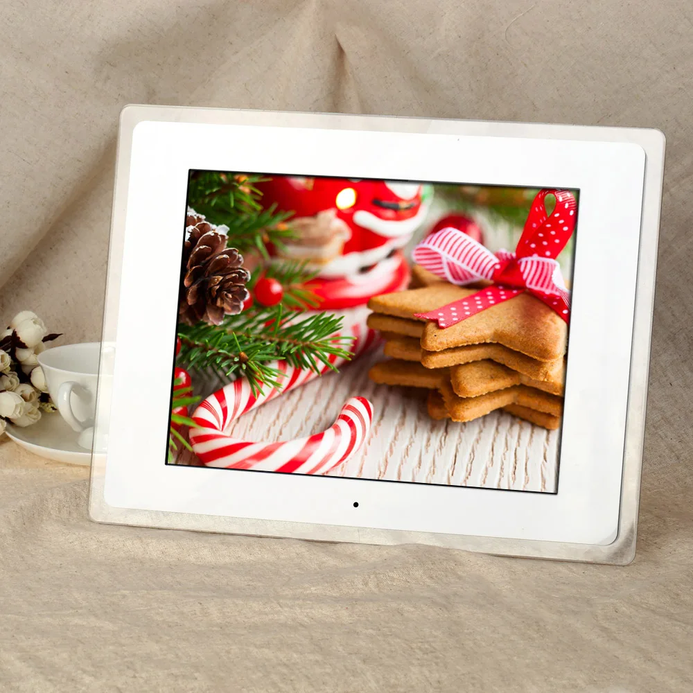 

12.1'' HD TFT-LCD 1024*768 Digital Photo Frame Alarm Clock MP3 MP4 Movie Player with Remote Desktop