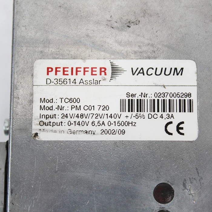 PFEIFFER TMH 071 P Турбо насос TMH071P с TC-600 контроллером турбомекулярный вакуумный насос