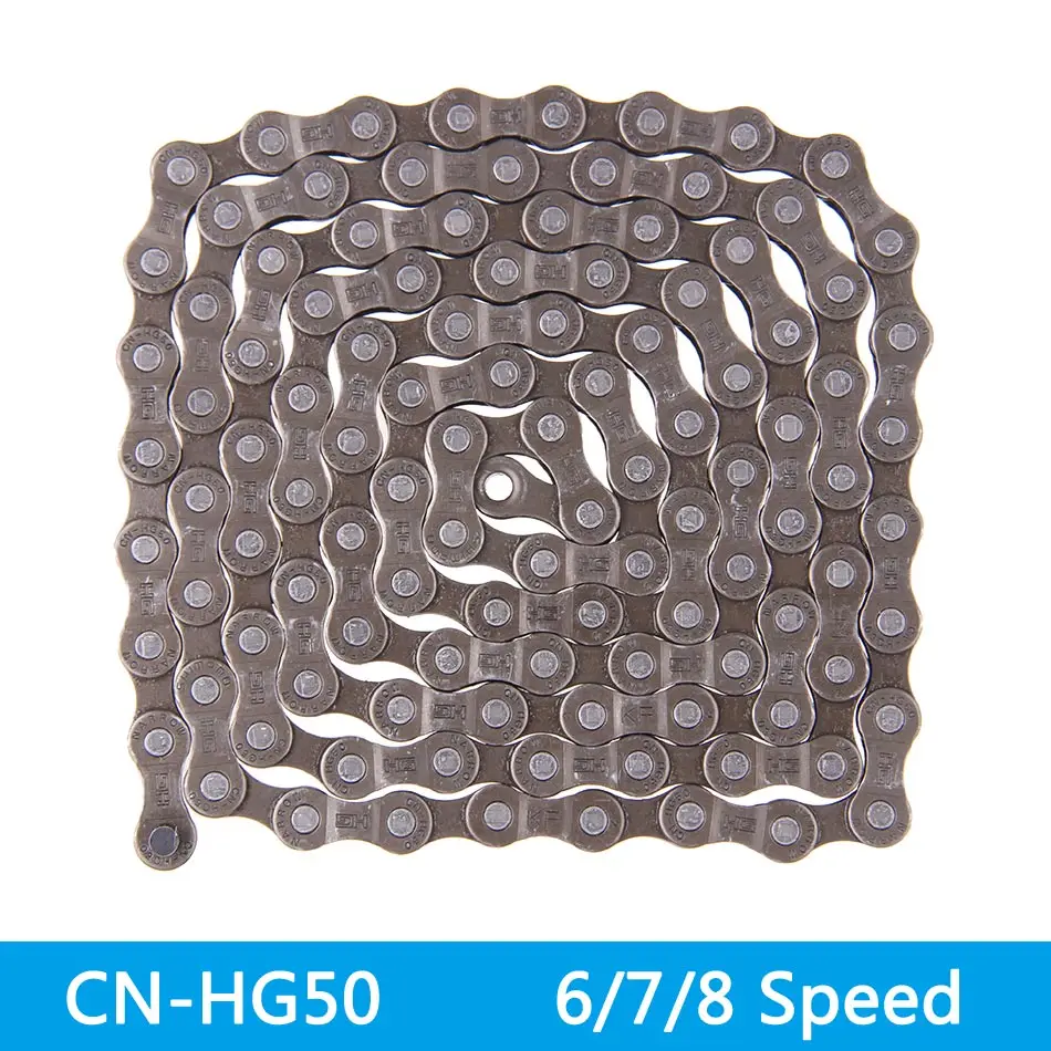2018 Новый CN-HG50 6/-speed MTB/цепь для дорожного велосипеда 6 скоростей 7 8 горный велосипед