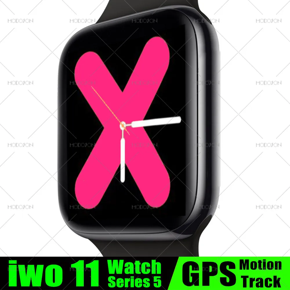 MODOSON gps умные часы iwo 11 Series 5 4 ЭКГ монитор сердечного ритма фитнес-трекер умные часы PK iwo 12 9 для Apple iphone Android