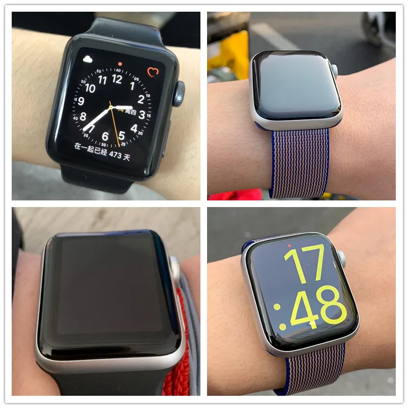 Защитная пленка для iWatch 5 2 3 4 38 мм 42 защитная мягкая полная прозрачная Apple Watch 40 44 не