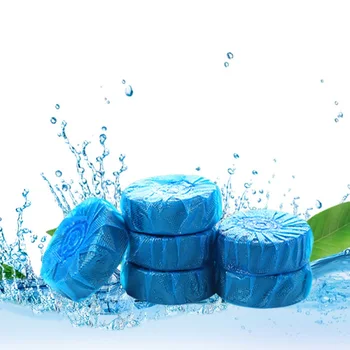 

10Pcs/Pack Toilet Automatic Cleaning Blue Bubble Home Bathroom Deodorizer Block Household Restroom Fragrance Supplies 2019NEW