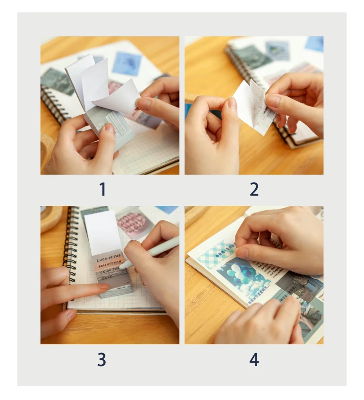 Mr.paper 8 Design Ins Style Japanese Romantic Series Frame Sticker Creative Mini Pocket Decoration DIY Material Sticker