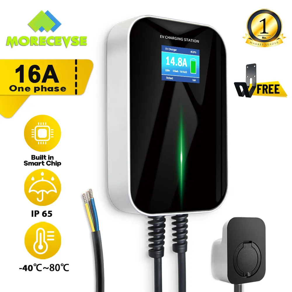 EV зарядное устройство EVSE Wallbox зарядная станция для электромобиля с разъемом типа