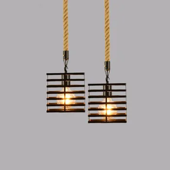 

Retro Industrial Hanging Wall Lamp Loft Living Room Decorative Chandelier Pendant Light(without Bulb)